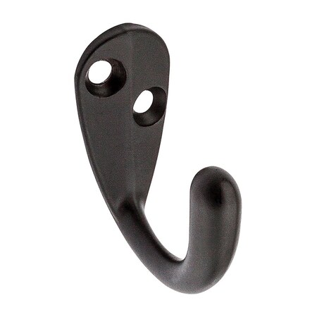 National Hardware National Hardware 1.47 in. L Oil Rubbed Bronze Brown Zinc Clothes Hook 35 lb. cap. 1 pk N330-795